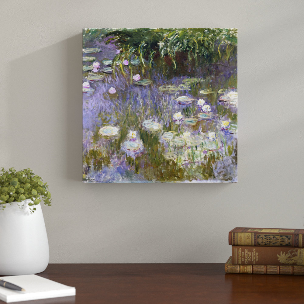 Water Lilies No. by Claude Monet - Wrapped Canvas