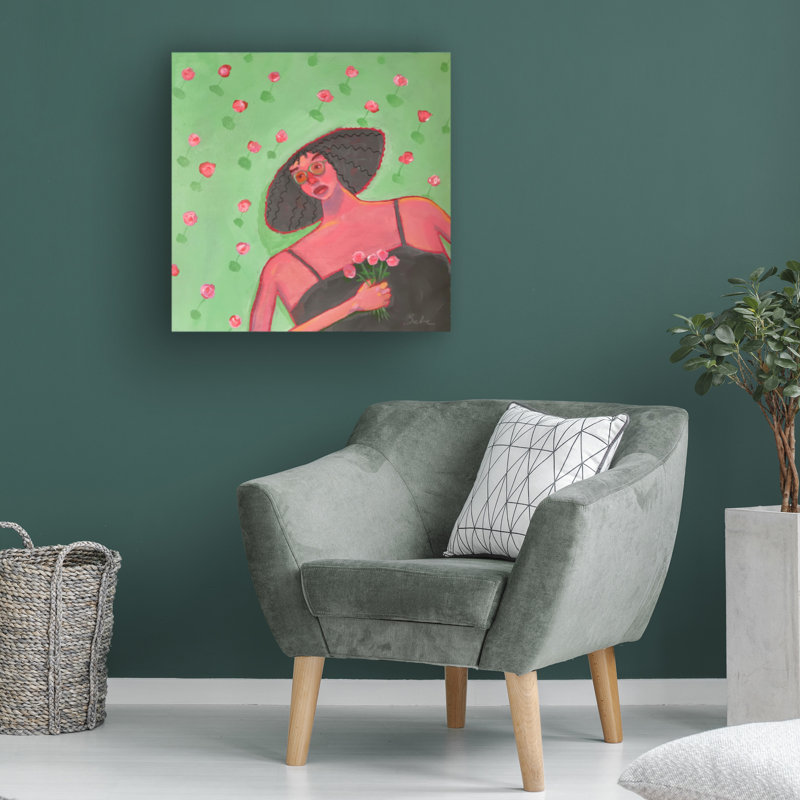 Bolog Bebe Keith Dreaming Canvas Art, 35" H x 35" W