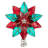 Poinsettia Treetop 10 Light String Lights