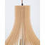1 - Light Natural Wood Teardrop Pendant