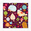 Formes abstraites dans des couleurs rétro vibrantes - Impression sur toile-67464031-67464037