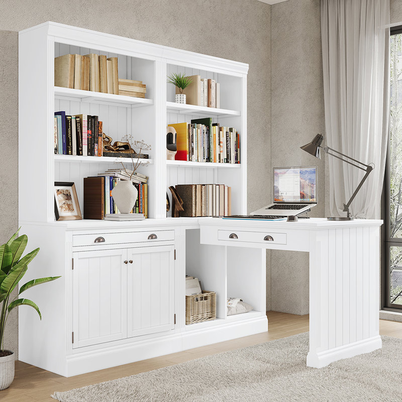 Bibliothèque de coin, 2 Bookcase/Writing Desk