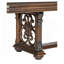 Ensemble de table de salle à manger 9 pièces avec rallonges et 6 chaises d'appoint en bois de chêne foncé Lavish Style-508784296