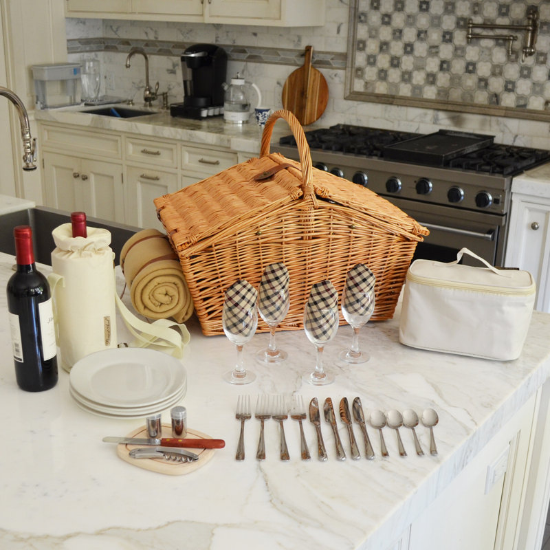 Panier Huntsman pour quatre avec couverture à Londres