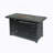 Rectangular Iron Fire Pit - 30,000BTU - Tank Cover Inside