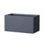 Jardinière rectangulaire en béton de 23 pouces, idéale pour les plantes succulentes et les plantes d'intérieur, gris anthracite-1359653639