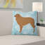 Coussin intérieur/extérieur en flocons d’hiver-32011194