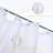 Semi-Transparent Clear Shower Curtain
