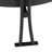40" Round Wood-Burning Black Finish Steel Diamond Weave Fire Pit Table with Screen
