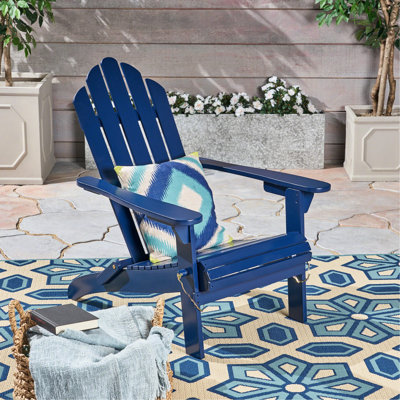 Chaise d'extérieur pliable en bois