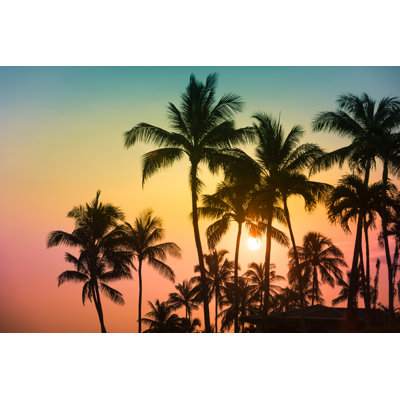 «Tropical Island Sunset» par Kieferpix - photographie sur toile tendue