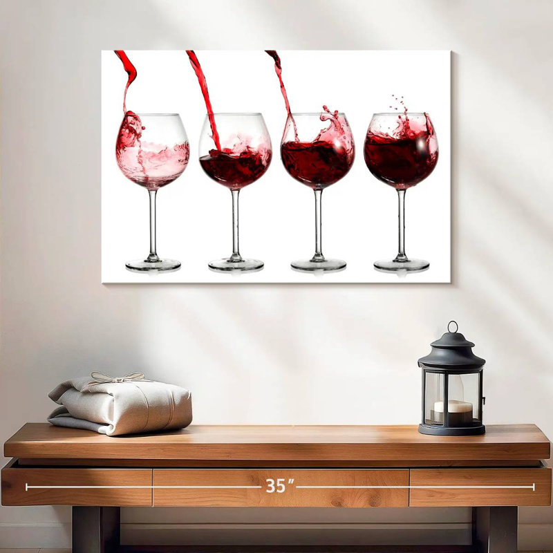 Verres à vin rouge Yarlin, H 16 po x l 24 po