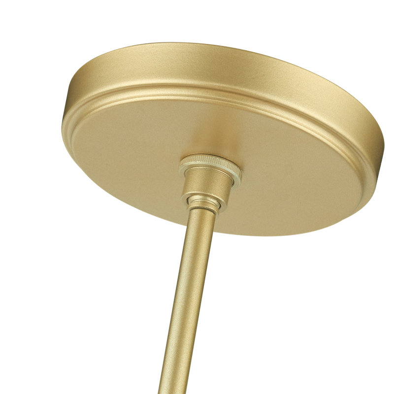 Lustre tambour 7 lumières Eraman, Or doux
