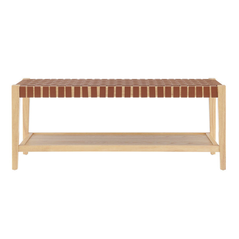 Breaja Storage Bench, Ochre Brown