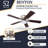 Benton 52'' Ceiling Fan with Light Kit-809157430
