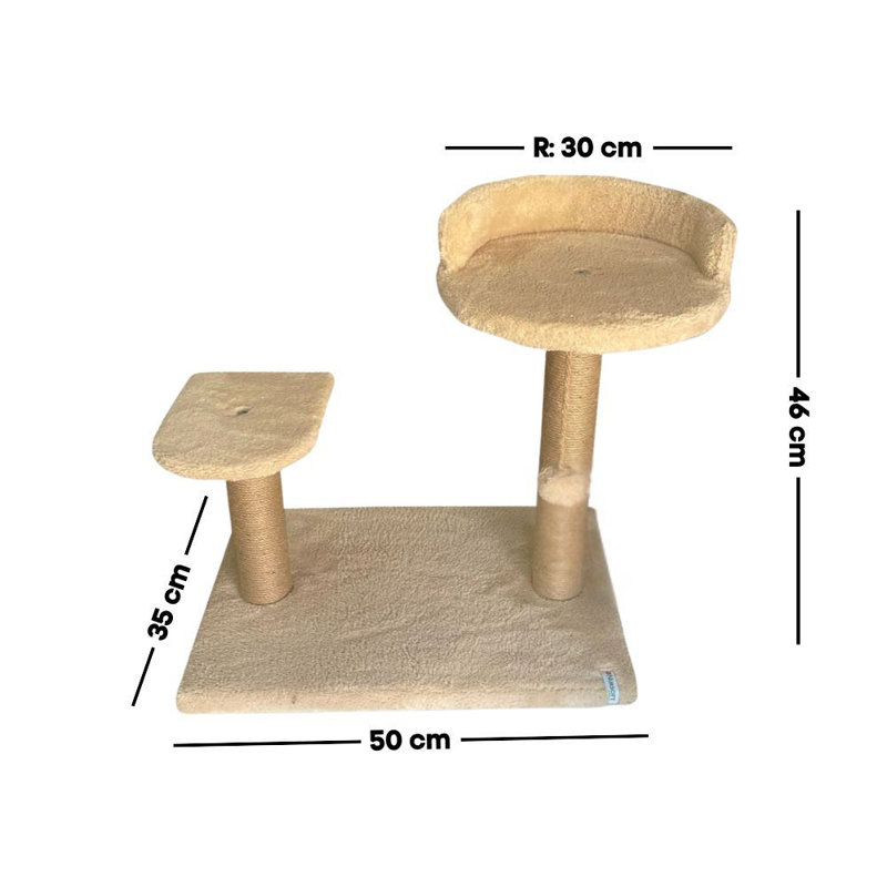 Grattoir pour chat, Beige