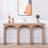 60"Entryway Rustic Wood Console Table