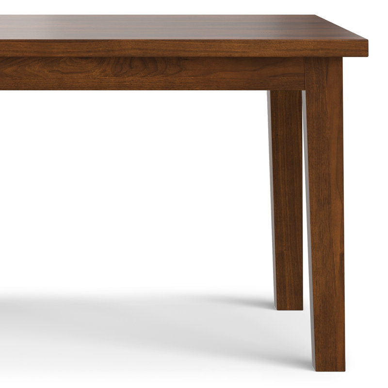 Eastwood 66" Walnut Contemporary Rectangular Dining Table
