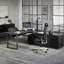 Corridor Glass Writing Desk-1563306124