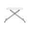 Table-plateau / table d'ordinateur portable pliable ajustable en plastique blanc granit Noah