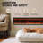 Wall Mounted/Recessed-In Electric Fireplace With Smart WIFI-643953033
