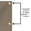 Blue Elephant Polyester Replacement Canopy-518411781-518411782