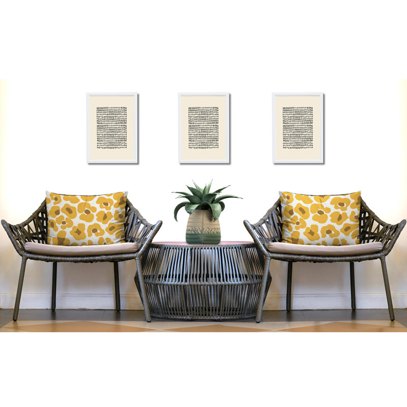 Coussin intérieur / extérieur Davi, 25x18, Yellow