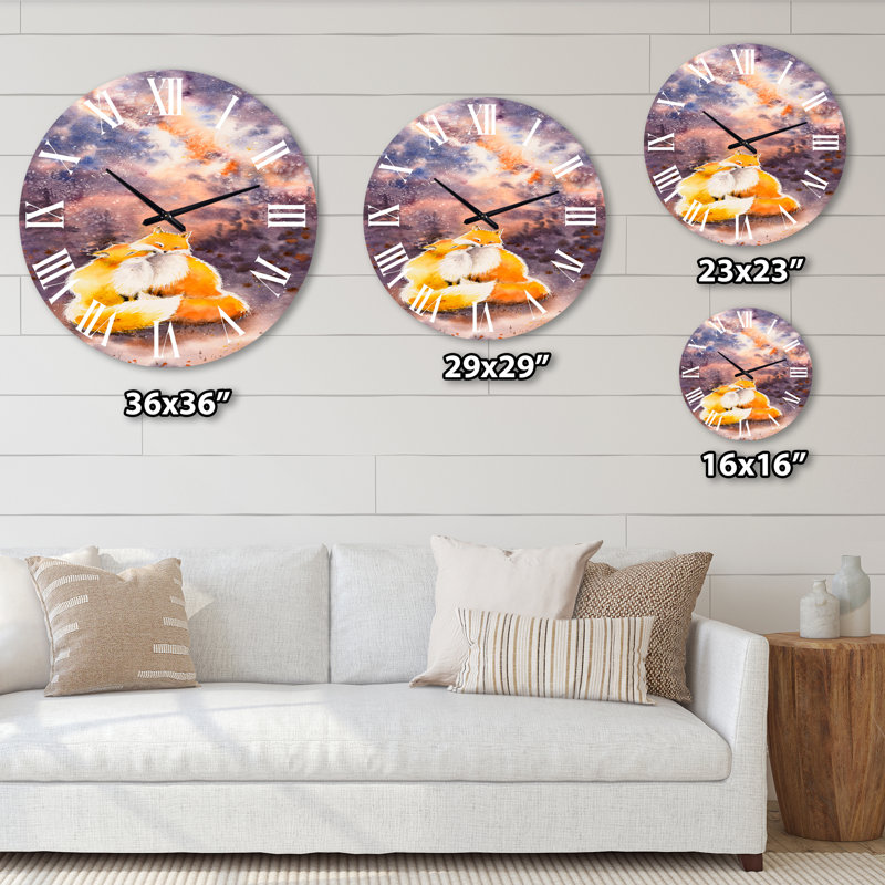 Horloge murale pour enfants, Moyen