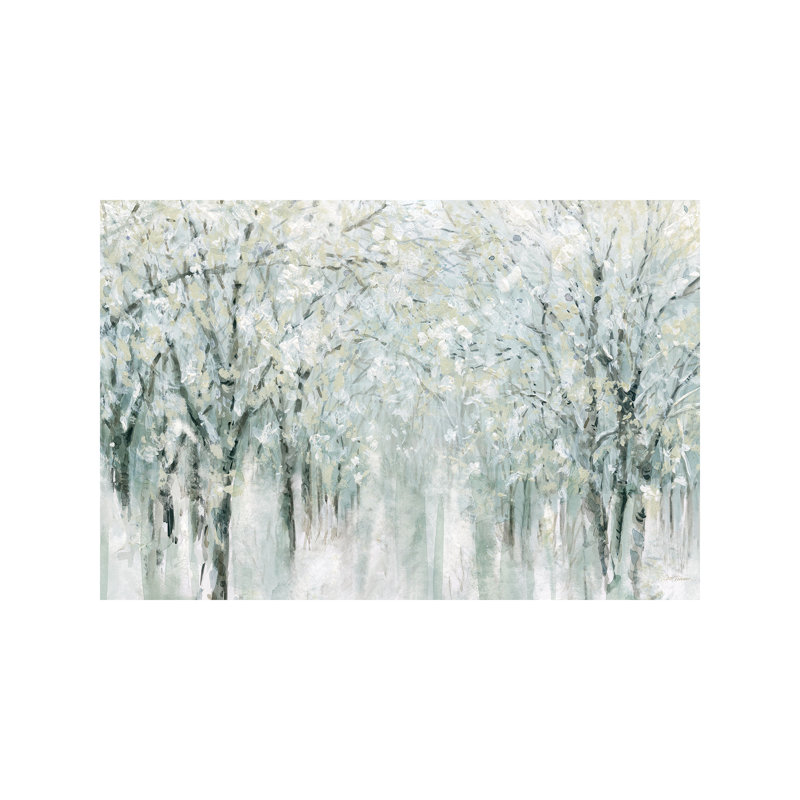 Winter Mist by Carol Robinson - Painting on Canvas, 101.6 cm H x 66.04 cm W x 1.91 cm D, Wrapped Canvas