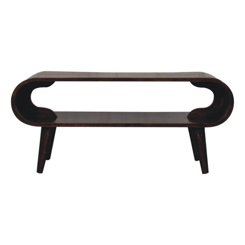Table basse Artaya Furniture, Noyer, H 15,7 po x L 35,4 po x l 13,78 po