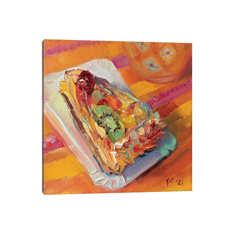 Fruitcake by Katharina Valeeva - Wrapped Canvas Painting, 93.98 cm H x 93.98 cm W x 1.91 cm D