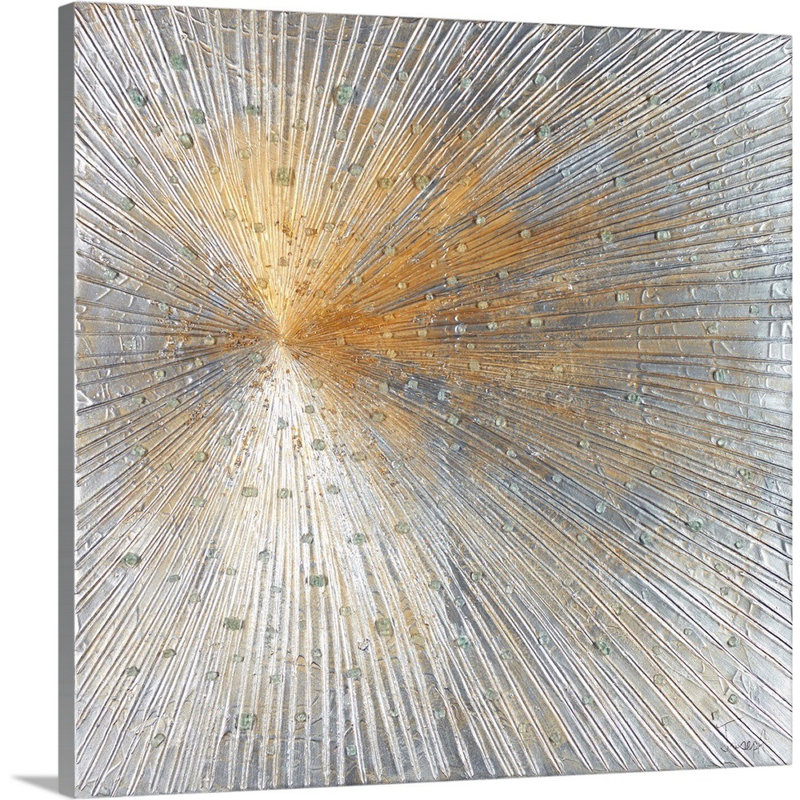 «Starburst of Crystals» par Joseph Michaels, reproduction d'art graphique sur toile, Toile tendue