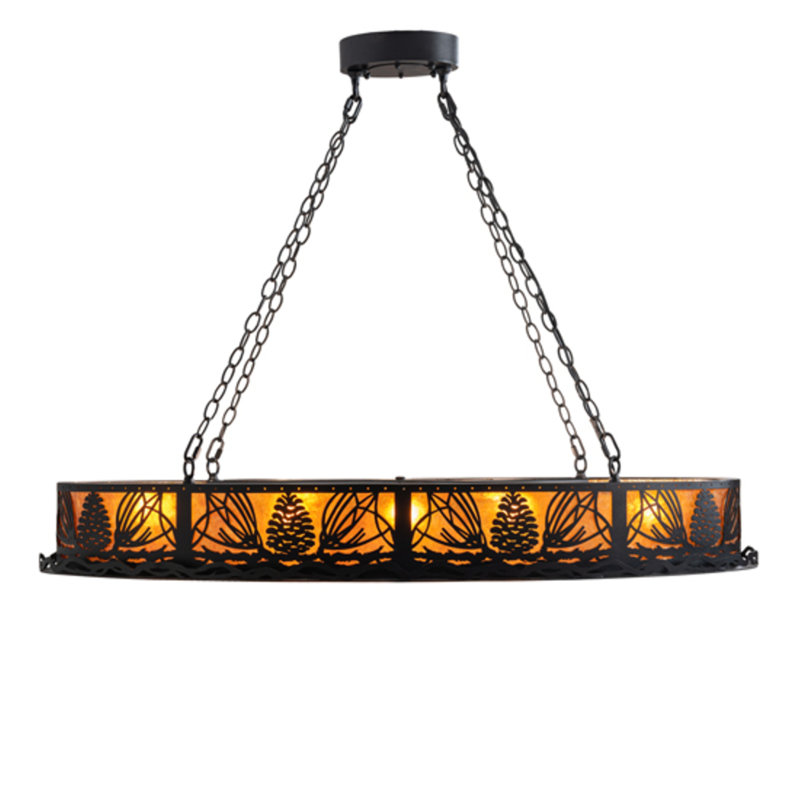 Pinecone 8 - Light Chandelier