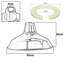 40.64cm H Metal Bowl Lamp Shade ( Uno )-745352183