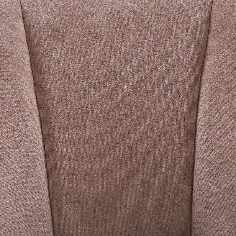 Dominique Velvet Barrel Chair, Beige