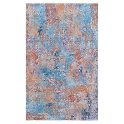 Machine Washable Area Rug - Non-slip, Non-shedding, Low-pile, Foldable, & Pet Secure Chenille For Dining Room, Living Bedroom, Kitchen Home Use Washable, Foldable Soft Kitchen, Delightful