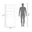 Armoire au-dessus de la toilette Madrid, double porte, deux tablettes, blanc