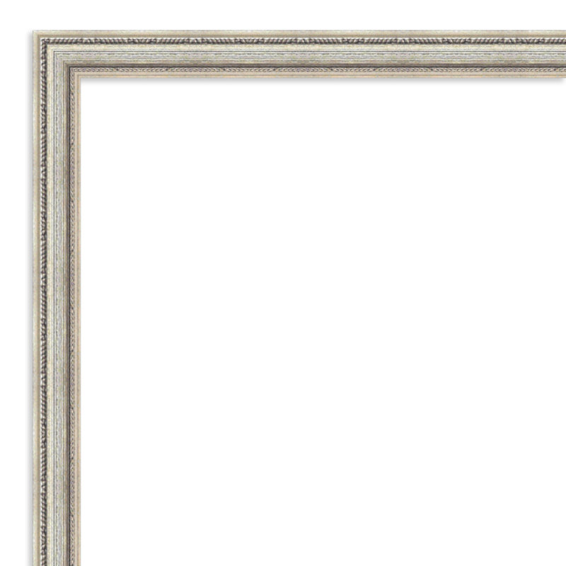 Miroir mural de salle de bain Raphael, L 21,75 po x H 21,75 po, Cordelia Silver