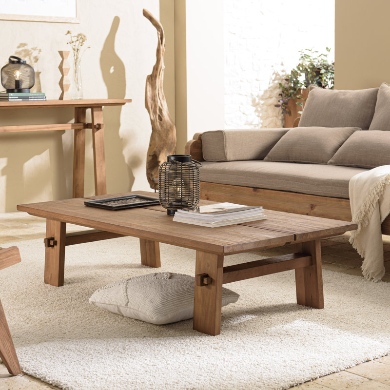 Charissma Solid Wood Four Leg Coffee Table