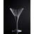 Zelda Martini Glasses Set of 2 Cocktail Glasses and Classic Stemmed Drinking Glass with Elegant Barware