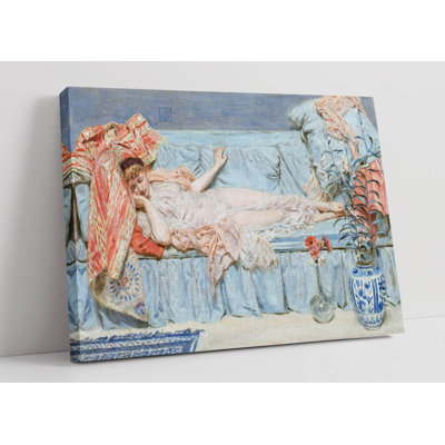 Lilies by Albert Joseph Moore Canvas Wall Art Picture Print
