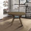 Table de salle à manger 47,24 "en bois d'hévéa rond pour 4-6 avec base en bois-501019297