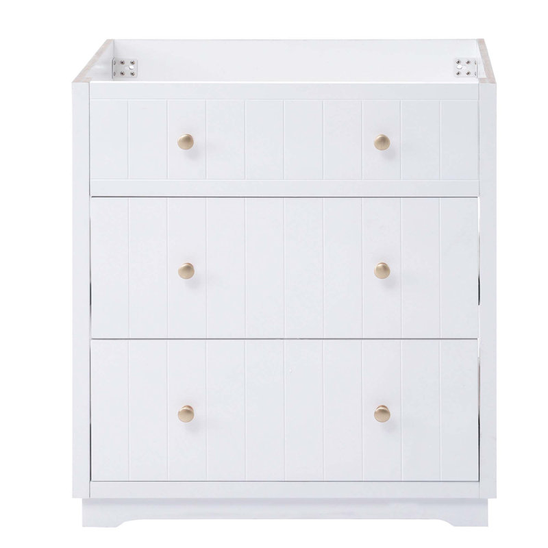 (Cabinet seulement) Base de meuble-lavabo avec 2 tiroirs