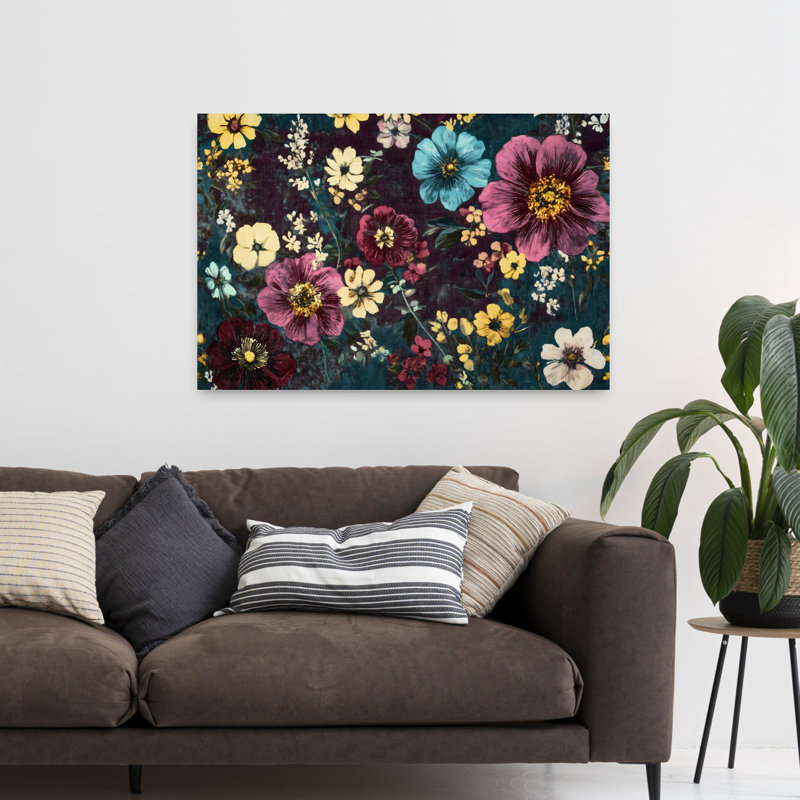 Art mural rétro, rétro et contemporain, H 32 po x l 48 po