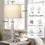 Lampes de chevet à intensité variable 27,5 po avec ports USB et ampoules DEL-1466230159