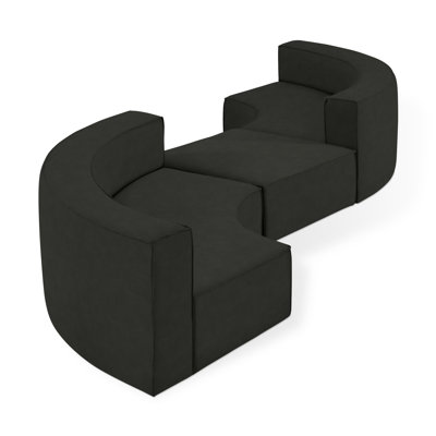 Mix Modular Modular Sectional with Ottoman