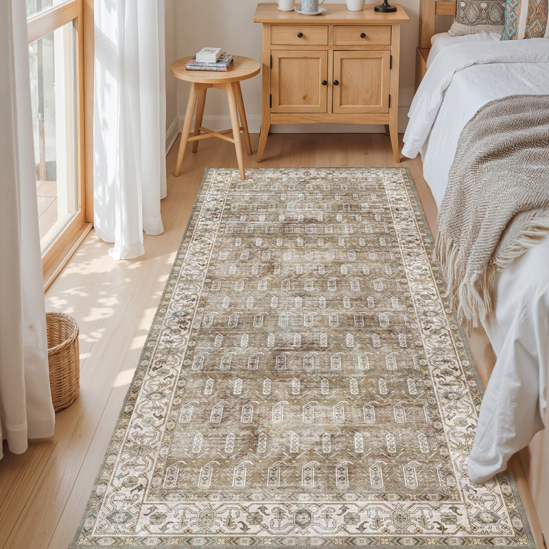Tapis de couloir lavable à la machine, Tapis de couloir 3 pi x 8 pi