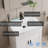 24" Rectangular Integrated Bathroom Sink with Single Hole Faucet, Drain, Overflow