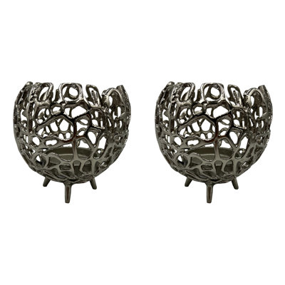 6" H Aluminum Tabletop Votive Holder