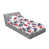 Rubis pâle, gris pâle / floral est en rupture de stock sélectionné